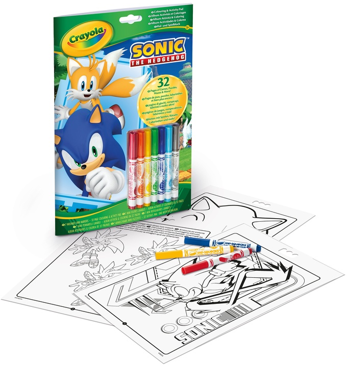 CRAYOLA Sonic Coloring&Activity Album