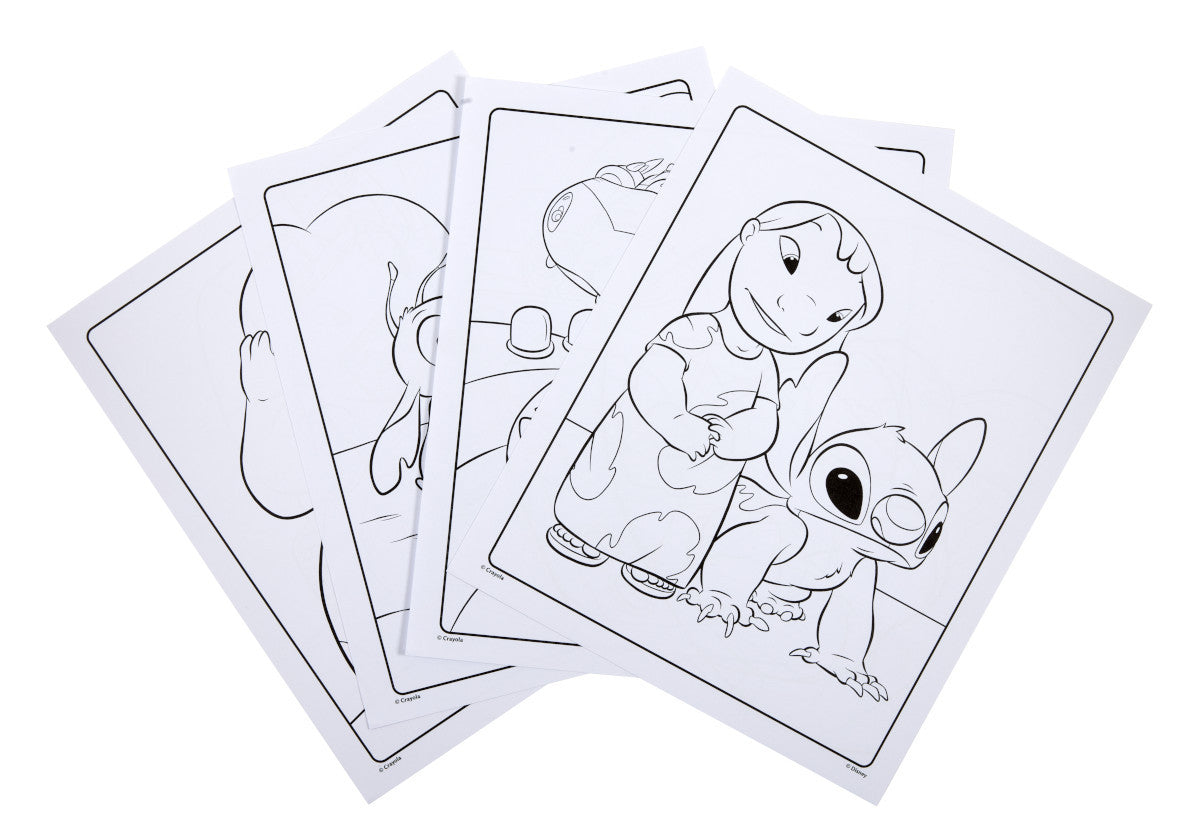 CRAYOLA Disney Lilo & Stitch Color & Sticker Pad – Mess-Free Creative Activity Set - Image 4