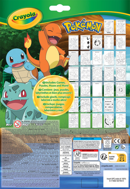 CRAYOLA LLC CRAYOLA COLOR & ACTIVITY PAD, POKEMON - Image 2