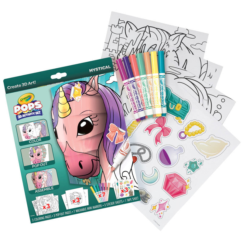 CRAYOLA LLC Crayola POPS COLOR & ACTIVITY MYSTICAL