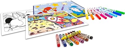 CRAYOLA LLC CRAYOLA STENCILS & COLOUR SET - Image 3