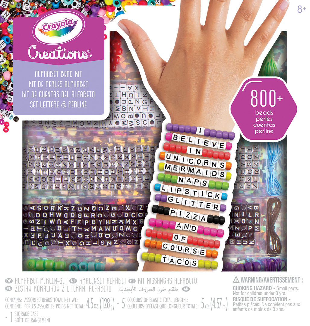 CRAYOLA Creation  Alphabet Bead Kit