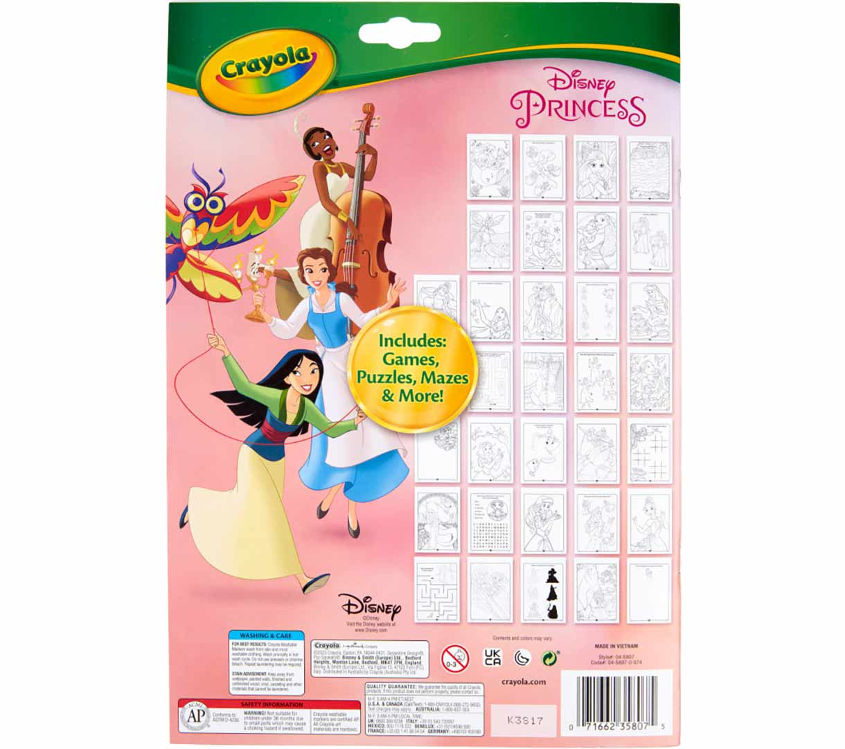 CRAYOLA LLC Color & Activity, Disney Princess - Image 6