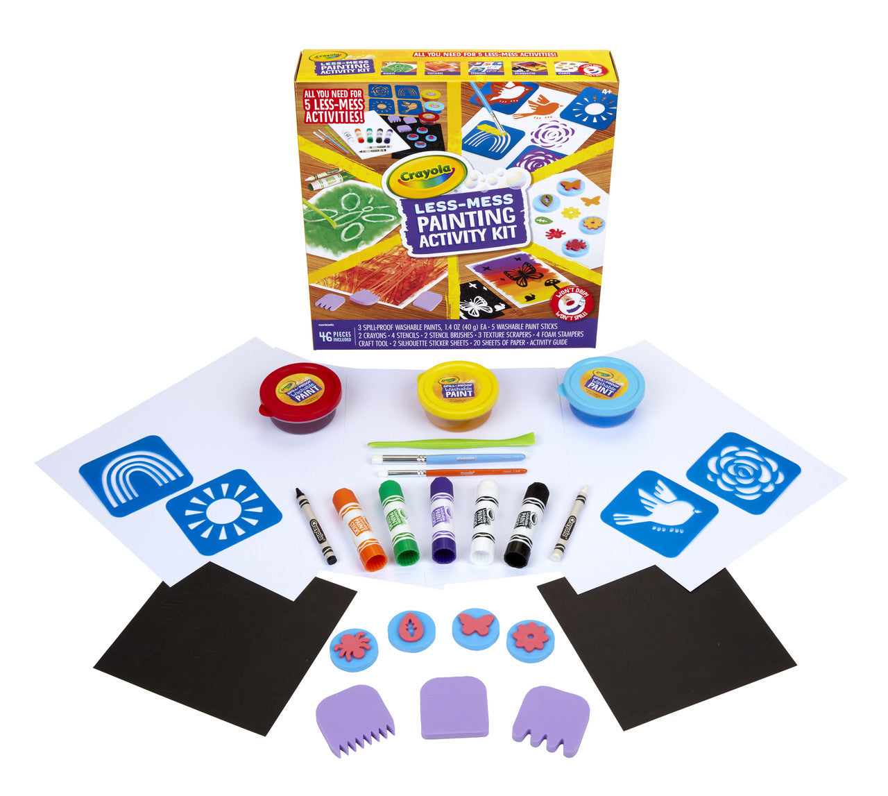 CRAYOLA LLC LESS MESS PAINTING ACTIVITY KIT - Image 2