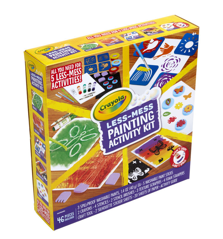 CRAYOLA LLC LESS MESS PAINTING ACTIVITY KIT