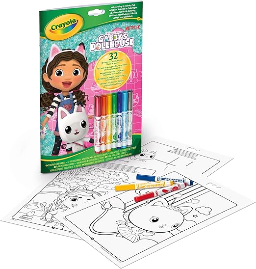 CRAYOLA Gabby Color & Activity Pad Art Kit
