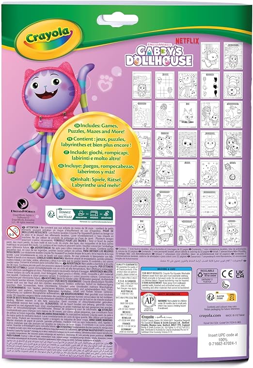 CRAYOLA Gabby Color & Activity Pad Art Kit