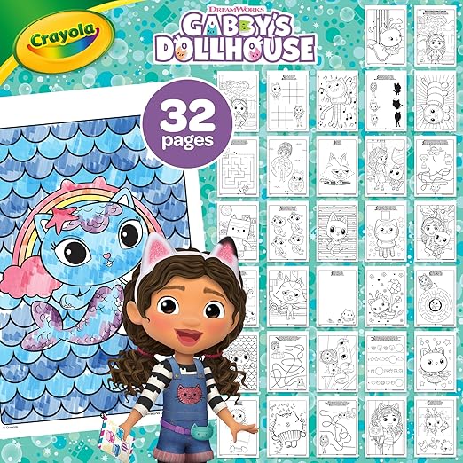CRAYOLA Gabby Color & Activity Pad Art Kit