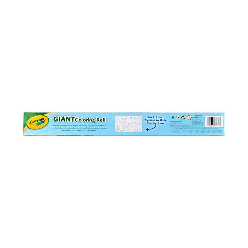 CRAYOLA LLC Crayola Deep Sea Friends Giant Colouring Roll Unisex, 3+ Years - Image 3