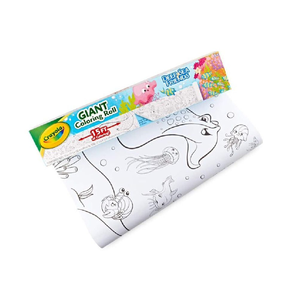 CRAYOLA LLC Crayola Deep Sea Friends Giant Colouring Roll Unisex, 3+ Years - Image 4