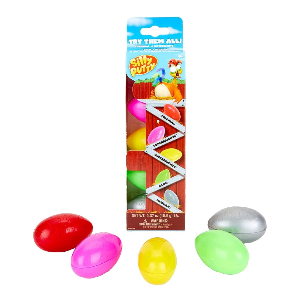 CRAYOLA LLC Crayola Silly Putty Party Pack Unisex, 4+ Years, Pack of 5