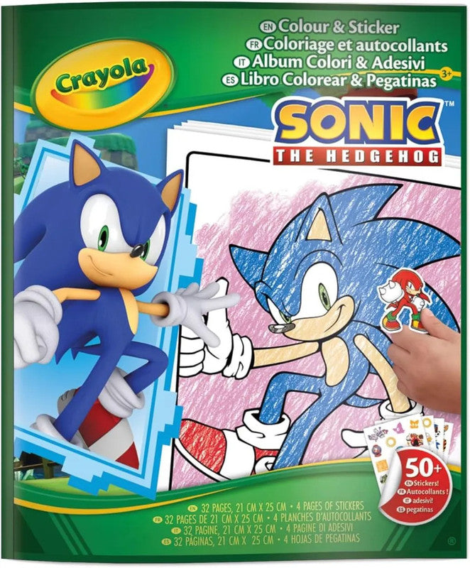 CRAYOLA Sonic Color & Sticker Pad – Mess-Free Activity Set with Reusable Stickers - Image 2