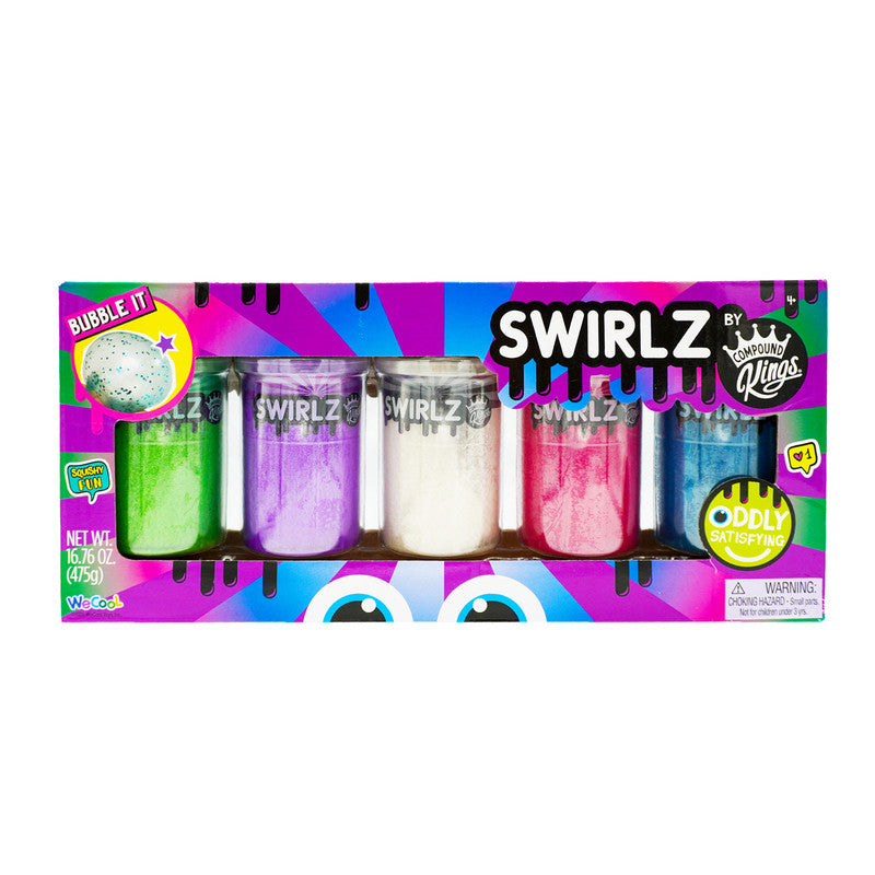 Compound Kings Compound Kings Scented Swirlz Slime Set Unisex, 3-4 Years, Pack of 5 - Image 2