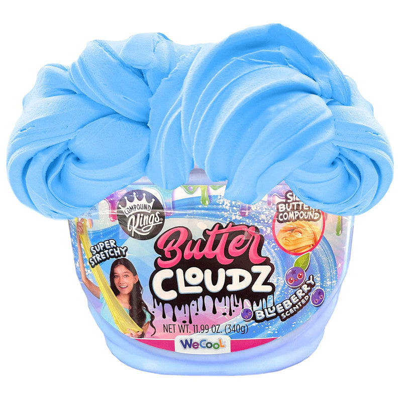 Compound Kings Butter Cloudz – Blueberry – Soft Stretchy Slime for Kids 4+ - Image 2