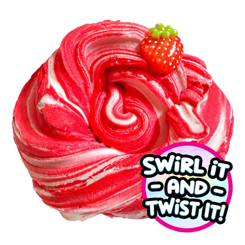 Compound Kings SWIRLZ BUTTER 4 INCH JAR RED & WHITE – Strawberry Shortcake Scent for Kids 4+ - Image 5