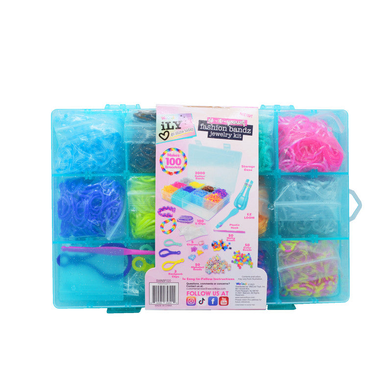 Ily DIY Fashion Bandz Jewelry Kit – Teal Storage Case - Image 3