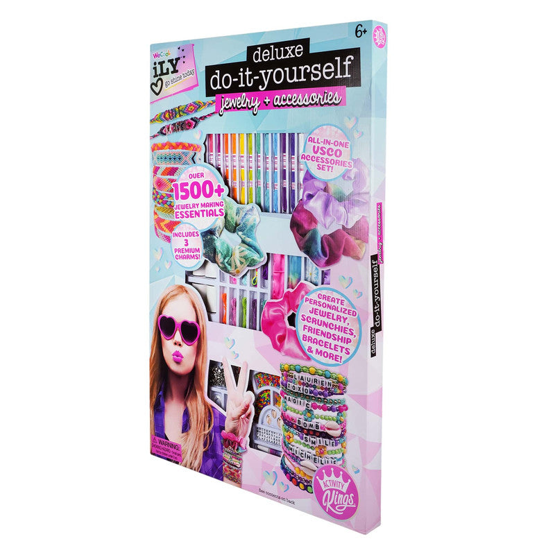 Ily DIY Deluxe Jewelry & Accessories Kit for Kids – Over 1500 Items for Creative Fun (6+) - Image 2