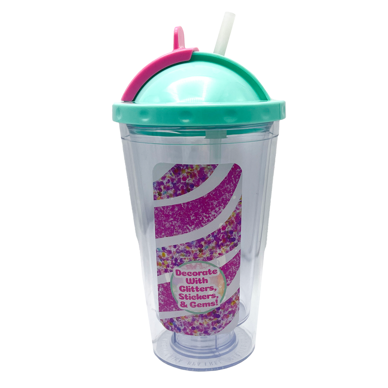 Ily DIY Hydro Tumbler Kit for Kids – Design and Personalize Trendy Tumblers with Glitter & Stickers (6+) - Image 3