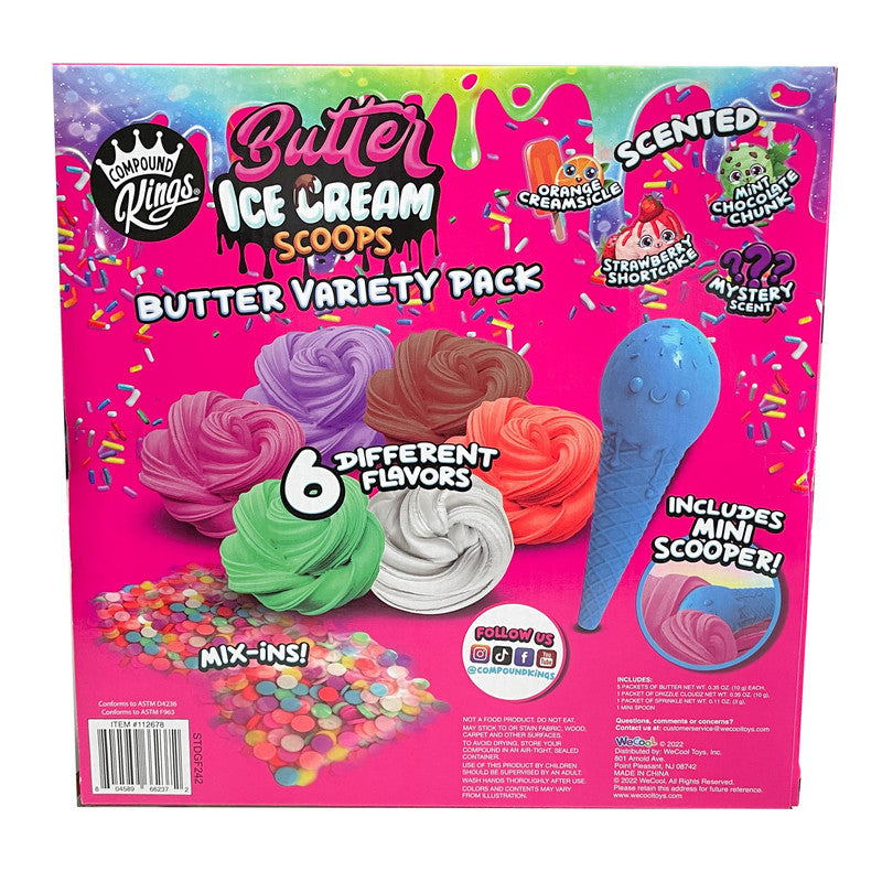 Compound Kings Butter Minis Variety Pack – Ice Cream Scoops Sensory Slime - Image 4
