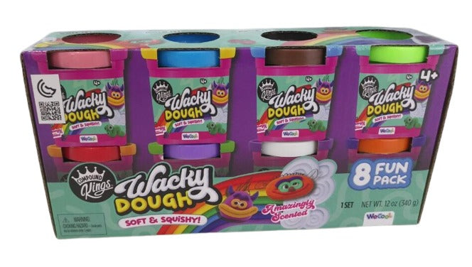 Compound Kings Wacky Dough 8 Pack – Scented Dough Kit for Kids 4+