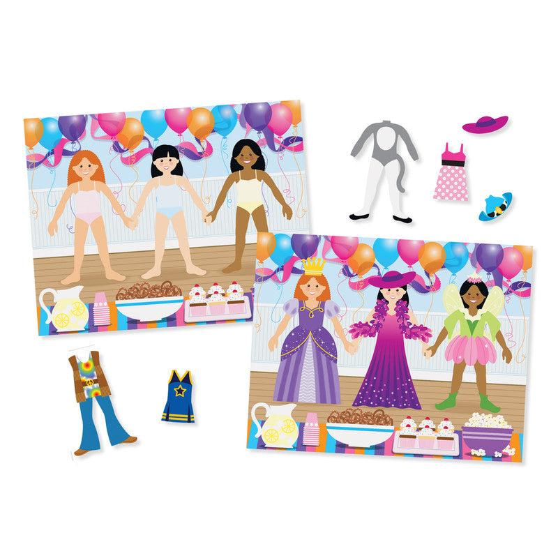 SMD _MELISSA & DOUG _SPIN MASTER Melissa & Doug Reusable Sticker Pad: Dress-Up - 165+ Reusable Stickers