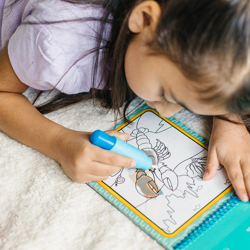 Melissa & Doug On the Go Water Wow! Reusable Water-Reveal Activity Pad - Under the Sea - FSC Certified