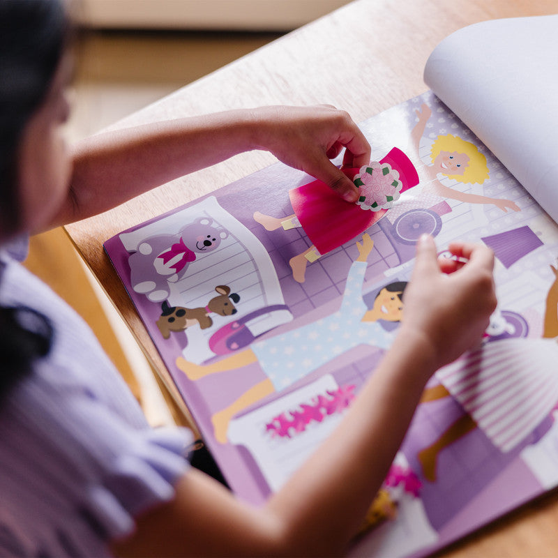 Melissa & Doug Reusable Sticker Pad: Dress-Up - 165+ Reusable Stickers