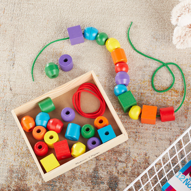 SPINMASTER Melissa & Doug PRIMARY LACING BEADS - EDUCATIONAL TOY - Image 4
