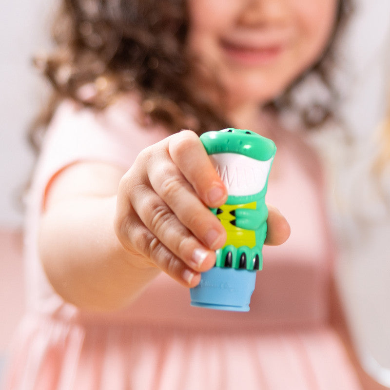 Melissa & Doug Sticker WOW!™ 24-Page Activity Pad and Sticker Stamper, 300 Stickers, Arts and Crafts Fidget Toy Collectible Character – Dinosaur