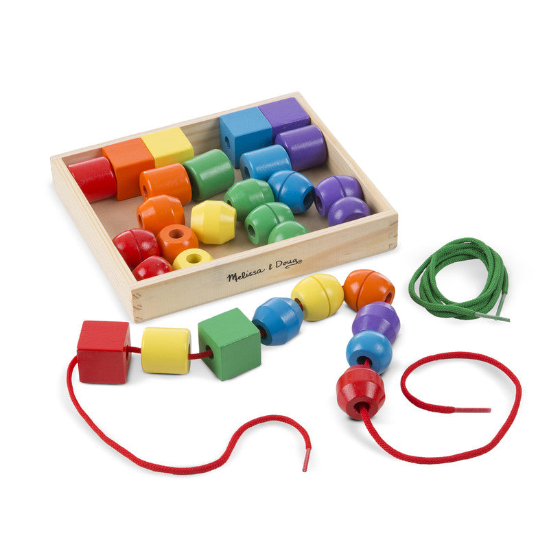 SPINMASTER Melissa & Doug PRIMARY LACING BEADS - EDUCATIONAL TOY - Image 2