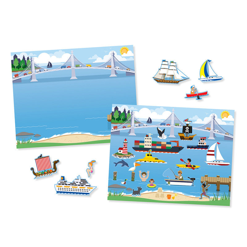 SMD _MELISSA & DOUG _SPIN MASTER Melissa & Doug Reusable Sticker Pad: Vehicles - 165+ Reusable Stickers - FSC Certified - Image 2
