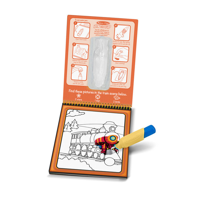 Melissa & Doug On the Go Water Wow! Reusable Water-Reveal Activity Pad - Vehicles
