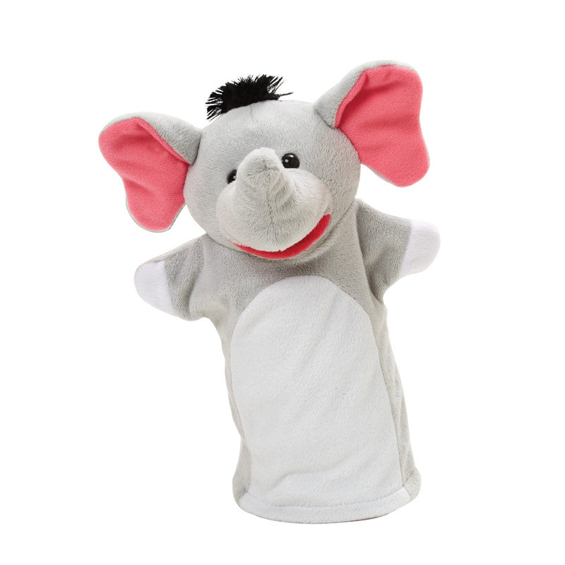 SMD _MELISSA & DOUG _SPIN MASTER Melissa & Doug Zoo Friends Hand Puppets (Set of 4) - Elephant, Giraffe, Tiger, and Monkey - Image 5