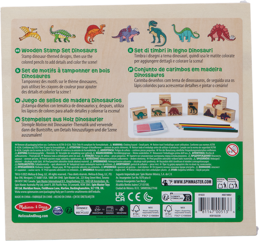 MAC ARS DINOSAUR STAMP SET - Image 4