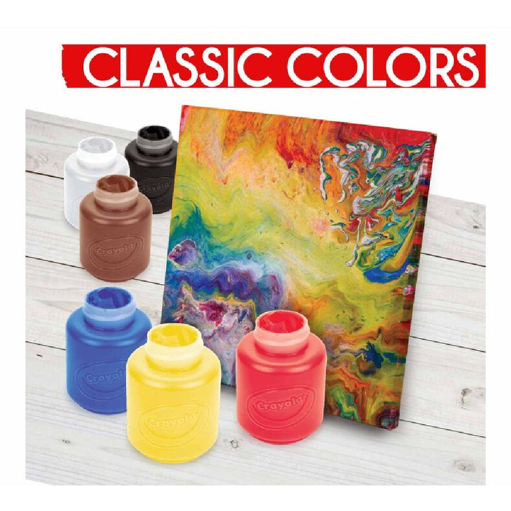 CRAYOLA LLC Crayola Acrylic Paint Set Unisex, 5+ Years, Pack of 6 - Image 2