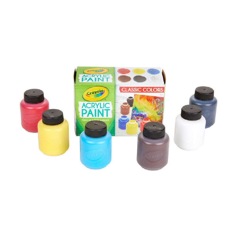 CRAYOLA LLC Crayola Acrylic Paint Set Unisex, 5+ Years, Pack of 6 - Image 6