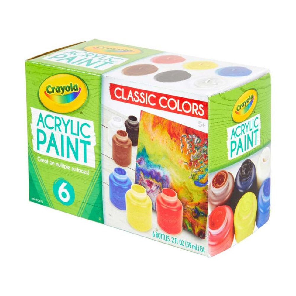 CRAYOLA LLC Crayola Acrylic Paint Set Unisex, 5+ Years, Pack of 6 - Image 7
