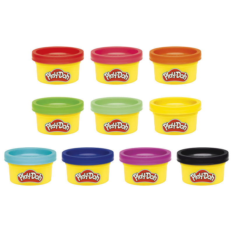 Play-Doh Party Pack, 10 Mini Play-Doh Cans for Kids Party Favors, Trick or Treat Toys, Classroom Prizes, Toys for 2 Year Olds and Up - Image 2