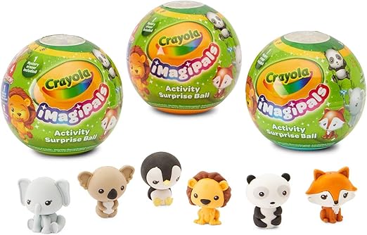 CRAYOLA LLC CRAYOLA IMAGIPALS DRAWING SET WITHANIMAL-ERASER SURPRISE