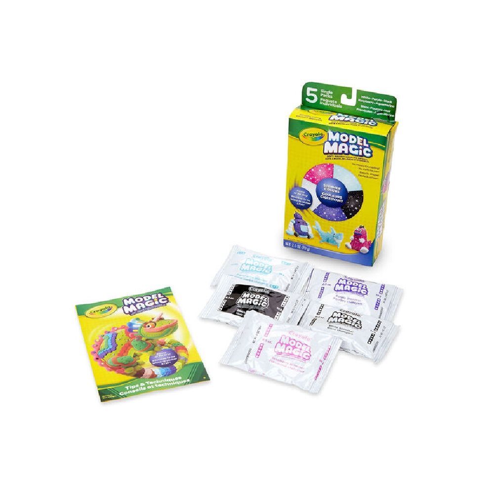 CRAYOLA LLC Crayola Shimmer Variety Model Magic Assorted Modeling Clay Unisex, 3+ Years, Pack of 5 - Image 5