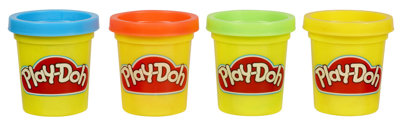 Play-Doh Mini 4 Pack of 2-Ounce Cans in Primary Colors, Kids Toys for 2 Years and Up, Arts and Crafts for Kids