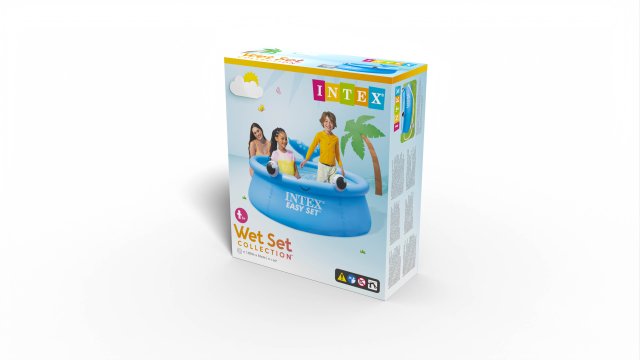 INTEX 6ft Jolly Whale Easy Set Pool – Fun Character-Themed Fast-Inflation Splash Pool for Toddlers - Image 5