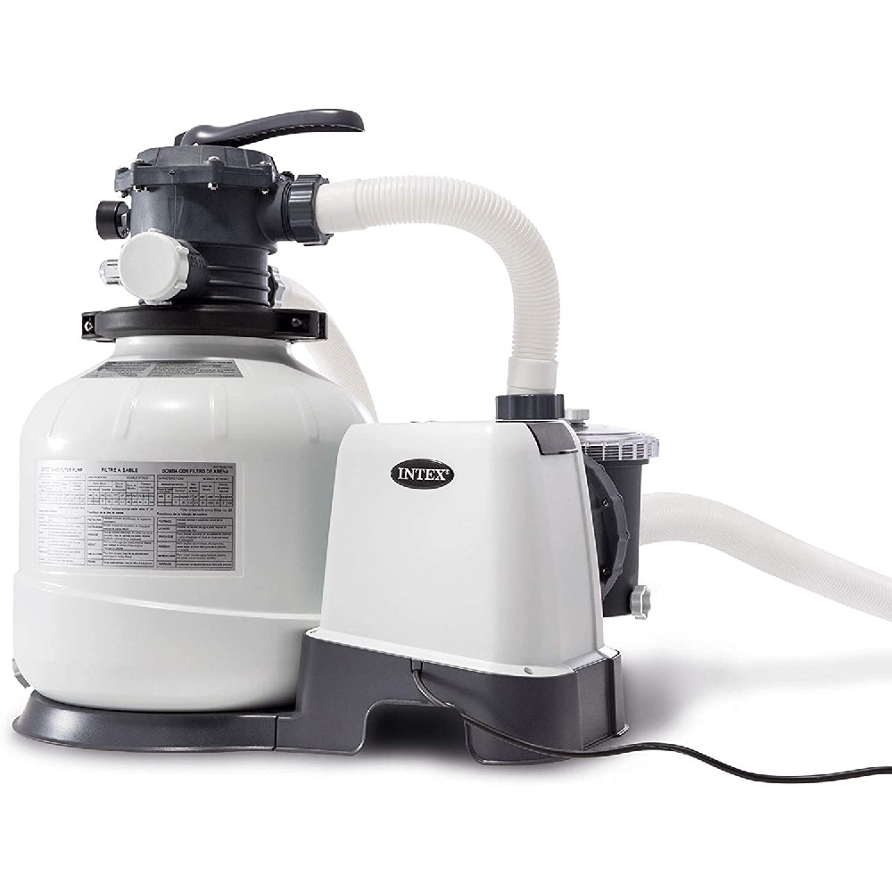 INTEX 24ft Round Ultra XTR Frame Above Ground Pool Set – Puncture Resistant Liner & Hydro Aeration Sand Filter - Image 4