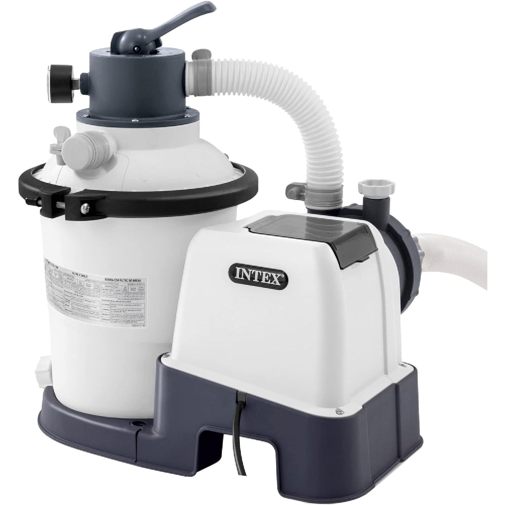 INTEX Krystal Clear SX925 Sand Filter Pump – Eco-Friendly 925 GPH Filtration for Small Above Ground Pools