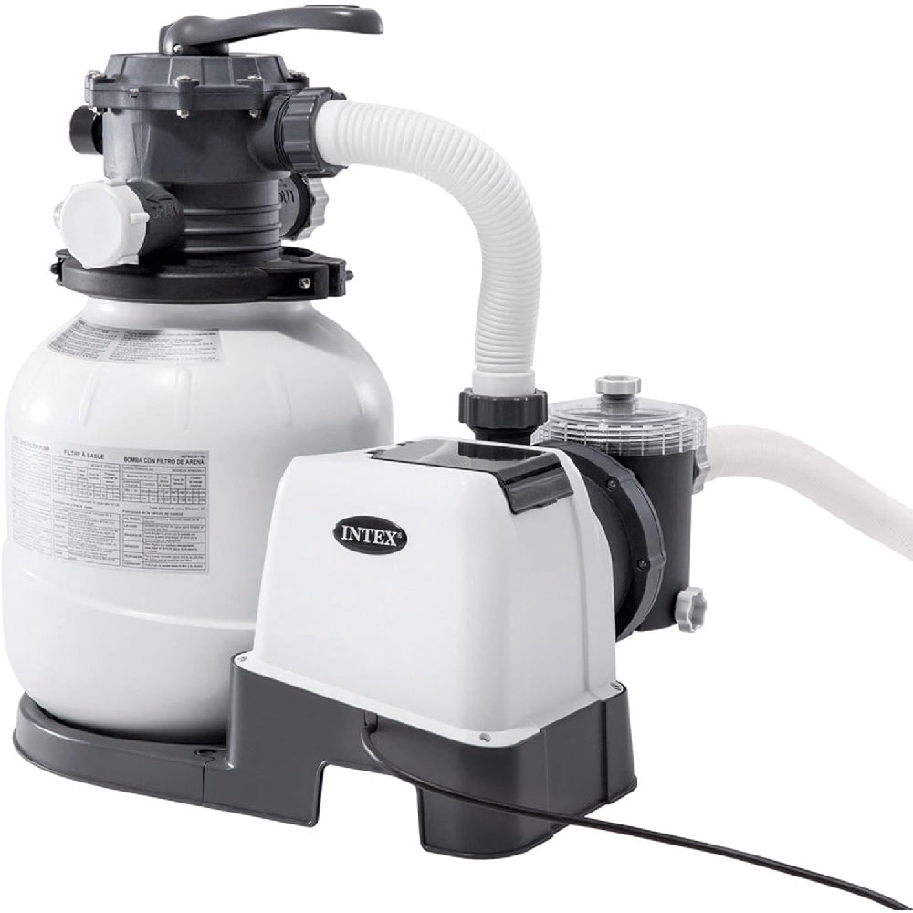 INTEX 2100 GPH Krystal Clear Sand Filter Pump – Professional Grade Above Ground Pool Water Purifier