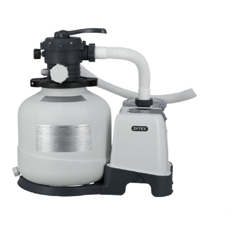 INTEX Krystal Clear Sand Filter Pump – 2,100 GPH Durable Above Ground Pool Filtration System with Timer - Image 4