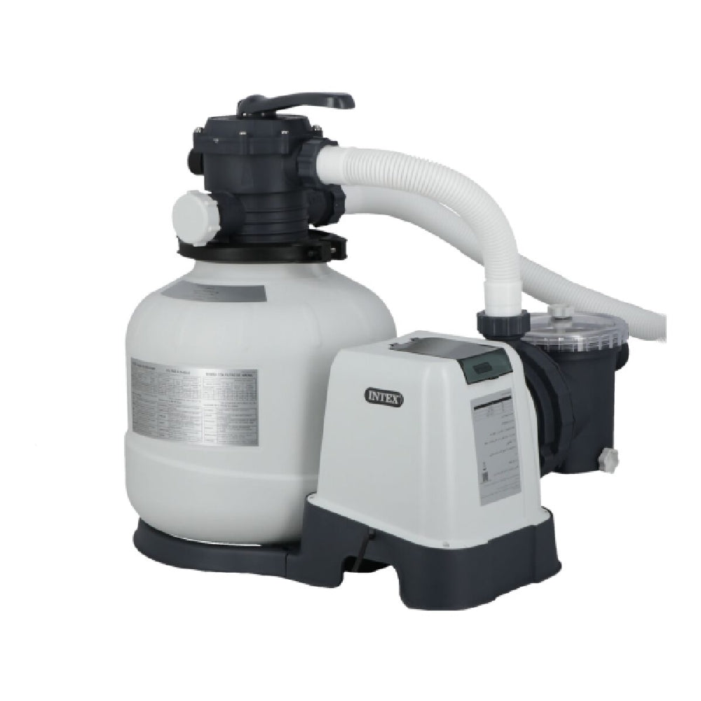 INTEX Krystal Clear Sand Filter Pump – 2,100 GPH Durable Above Ground Pool Filtration System with Timer - Image 6