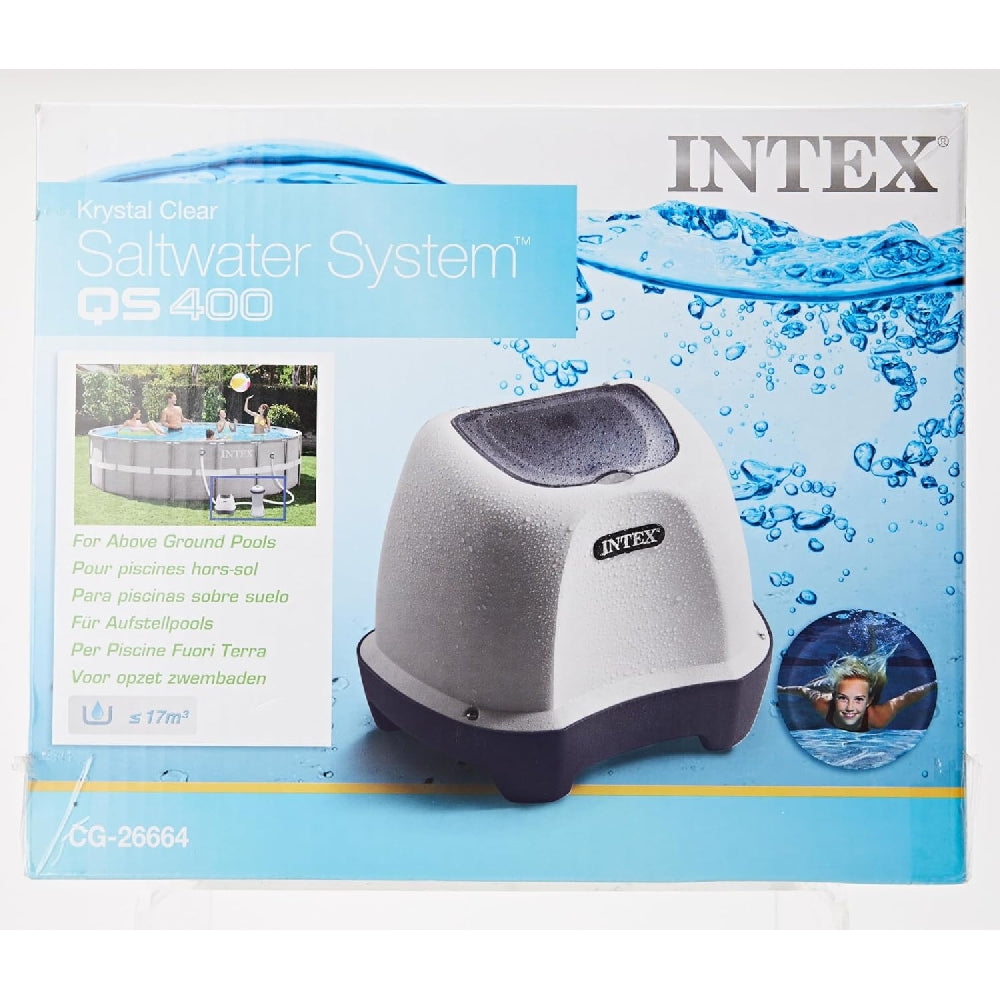 INTEX Krystal Clear Saltwater System 100-240V – Natural Chlorine Generator for Eco-Friendly Pool Maintenance - Image 2