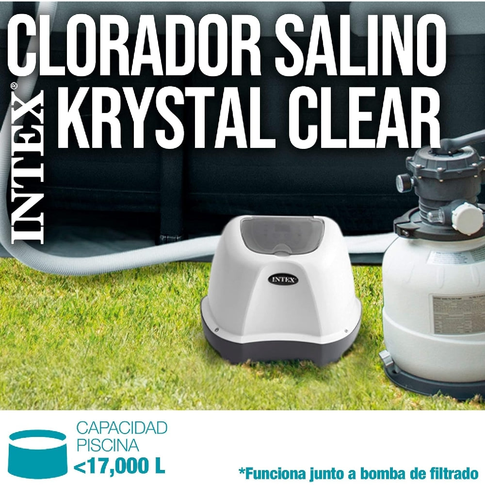 INTEX Krystal Clear Saltwater System 100-240V – Natural Chlorine Generator for Eco-Friendly Pool Maintenance - Image 3