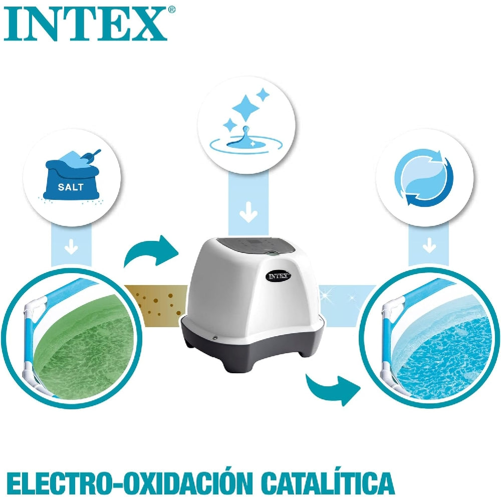 INTEX Krystal Clear Saltwater System 100-240V – Natural Chlorine Generator for Eco-Friendly Pool Maintenance - Image 5